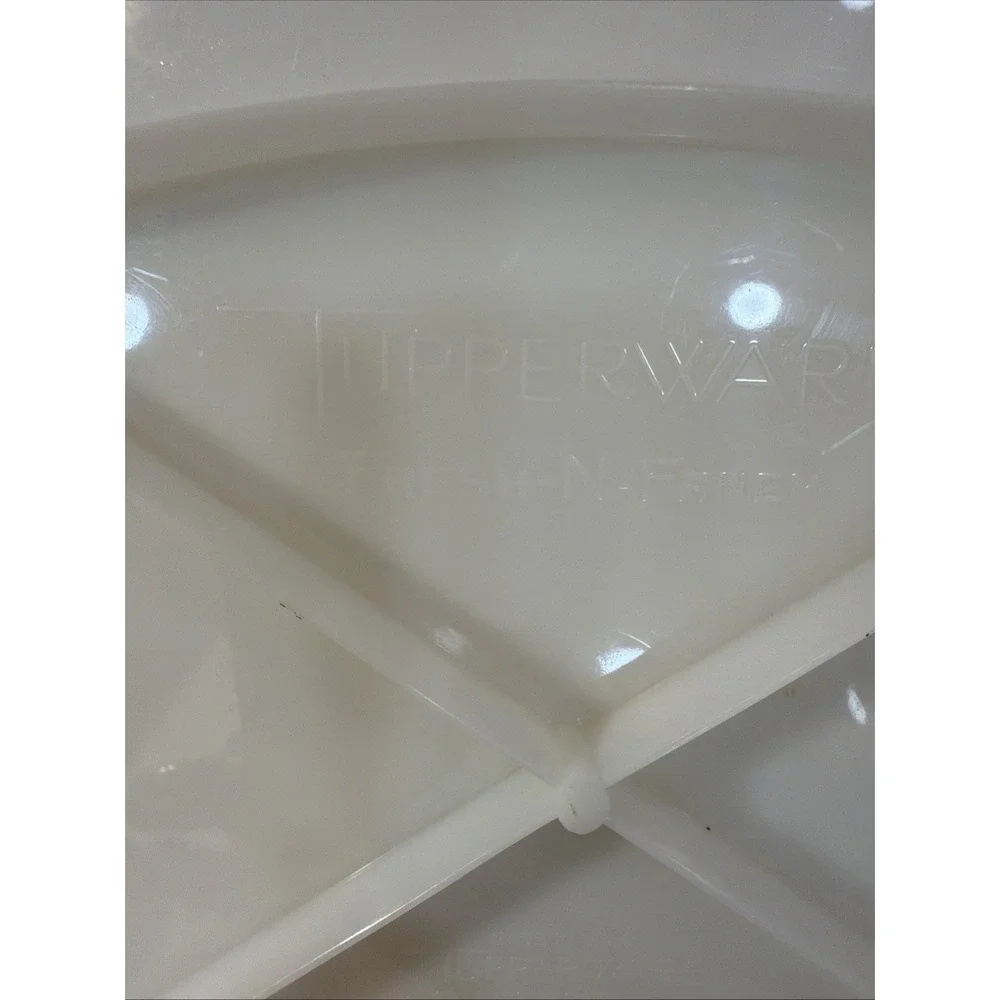 VTG Tupperware Rectangle Cake Keeper Container 622-2 Clear Base Clear Lid Storag